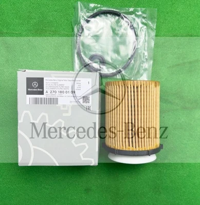 Kit de filtro de aceite de motor genuino OEM Mercedes-Benz 270-180-0109 Foto 1 de 4