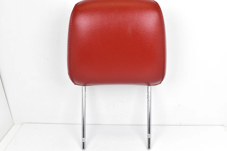 Conjunto de reposacabezas de cuero rojo asiento delantero Ford Mustang 2005-2009 OEM Foto 1 de 4