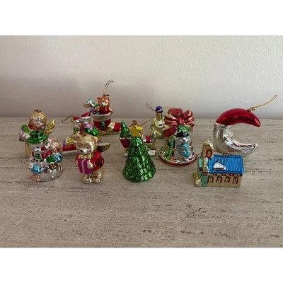 Lote de 11 adornos de cristal de mercurio Avon Foto 1 de 4