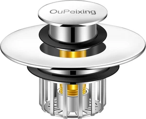 Bathtub Plug | Bathroom Drain Plug | Shower Sewer Hair Collector, Pop-Up Bathtub - Picture 1 of 12