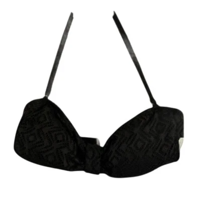 Catalina черный крючком с бретелью через шею плавать бикини верхний размер средний - Изображение 1 из 4