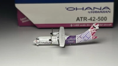 Gemini Jets 1:400 Hawaiian Airlines ATR-42-500 N804HC Ohana - Image 1 of 4