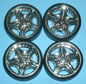 1/18 Scale Donz Corleone Wheels & Tires from Maisto Playerz Chrysler 300c Model - Picture 1 of 6