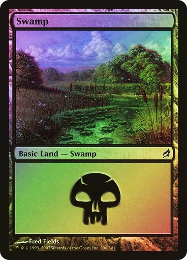 Magic The Gathering MTG SWAMP (290) FOIL Lorwyn NM Near Mint - Image 1 of 1
