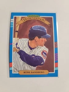 1991 Donruss Diamond Kings Baseball #14 Ryne Sandberg Chicago Cubs - Picture 1 of 2
