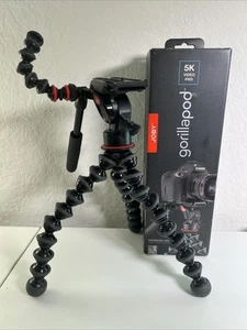 Joby Mini Tripod Gorillapod 5K Video PRO Video Head Attached Arm Attached - Picture 1 of 16
