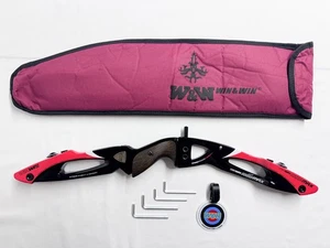 Win & Win WIAWIS NANO Max Archery Recurve Riser - 25" - Right Handed - Red - ILF - Picture 1 of 12