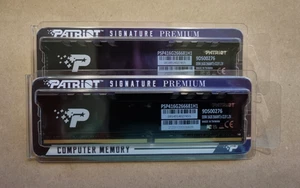 Patriot RAM PSP416G266681H1 DIMM 16GB DDR4-2666 CL19-19-19-43 (2Stk-32GB ges.) - Bild 1 von 1