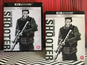 SHOOTER (4K UHD Blu-ray) + SLIPCOVER. Mark Wahlberg. 2007 Film - Picture 1 of 8