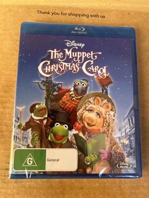 THE MUPPET CHRISTMAS CAROL (1992) - Reg Free Blu Ray NEW & SEALED - AUS Import - Image 1 of 3