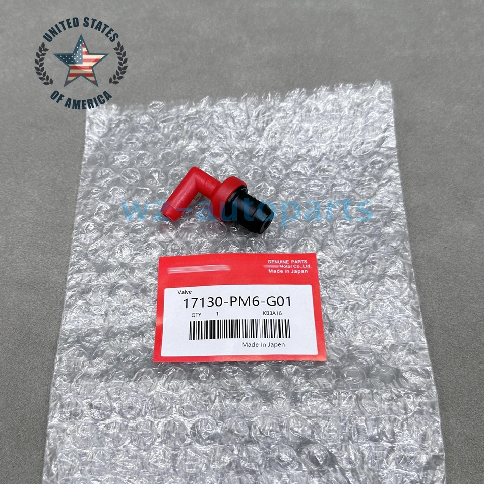 New New PCV Valve 17130-PM6-G01 For Honda Acura Integra B16 B18 B18C Red US NEW - Изображение 1 из 3