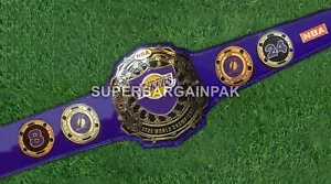 Los Angeles Lakers championship belt 4mm Zinc Thick Plated - Picture 1 of 4