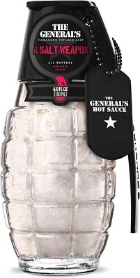 The General's Hot Sauce A Salt Weapon Habanero Pepper Infused Salt