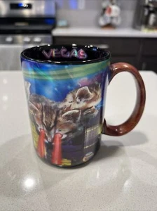 Taza de café Laser Cat Eyes Las Vegas Caesars ¡ENVÍO RÁPIDO! - Imagen 1 de 11