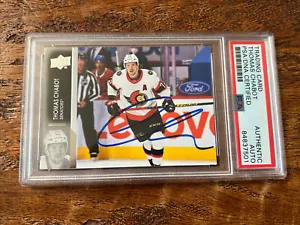 Thomas Chabot IP Signed Upper Deck Card Psa Dna Coa Slab Senators Autographed - Picture 1 of 2