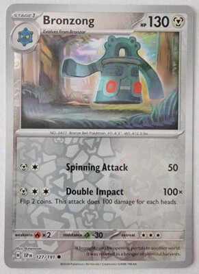 Bronzong 127/191 Sv08: Surging Sparks Reverse Holo NM - Image 1 of 2