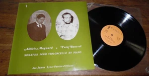 MAGNARD / BOURREL Cello & piano sonatas JAMES LYON & PATRICE D'OLLONE LP VERSEAU - Picture 1 of 1