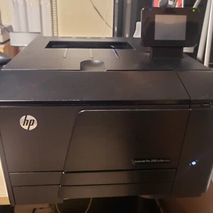 HP LaserJet Pro 200 Color Laser Printer M251nw **INCREDIBLE PRINTS** LOW usage - Picture 1 of 9