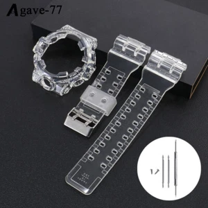 Rubber Resin Strap+Case Replacement Soprts Band For Casio GA700 GA-700 - Picture 1 of 27