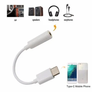 USB Type-C Male to 3.5mm Female Converter USB-C to 3.5mm AUX Audio Adapter Cable - Picture 1 of 4