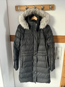Tommy Hilfiger Damen Daunen Steppjacke Mantel 70%Daunen Schwarz Gr. M Mit Kapuze - Bild 1 von 13