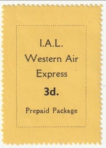 Großbritannien - Luftfahrt, Western Air Express 3D Label (M) - Bild 1 von 1