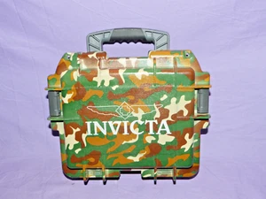 INVICTA 3-Slot WATCH CASE Box Limited Edition Camo waterproof drybox - Picture 1 of 8