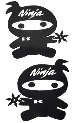 CALCOMANÍAS BEBÉ NINJA MOTO KAWASAKI NINJA 250R 300 400 500 Foto 1 de 2