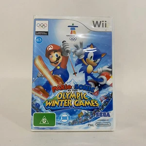 MARIO & SONIC AT THE OLYMPIC WINTER GAMES Nintendo Wii PAL - INCLUDES MANUAL - Picture 1 of 3
