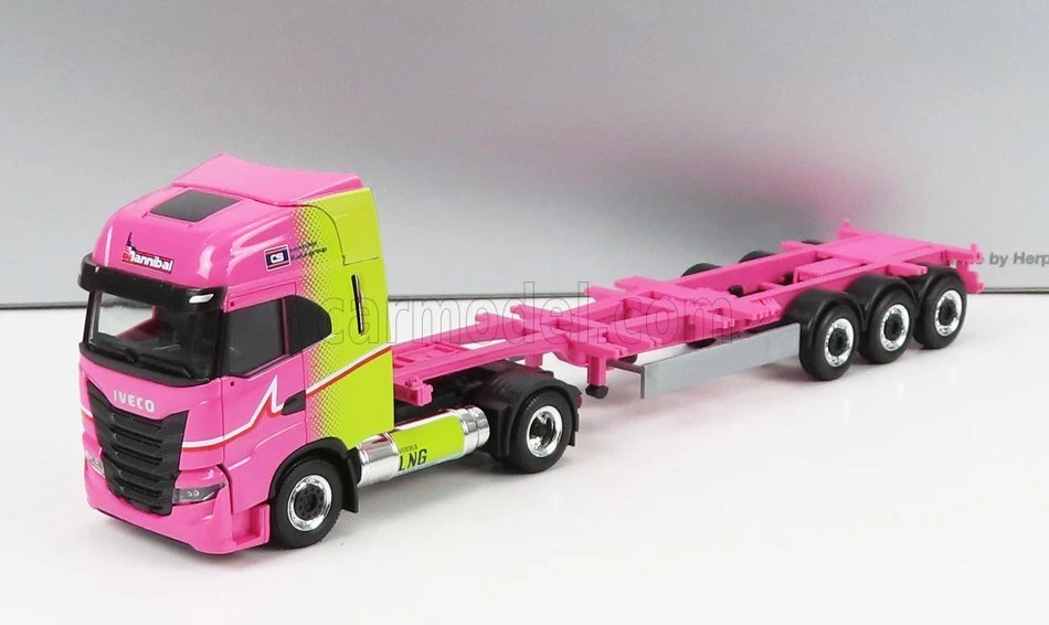 1/87 HERPA - IVECO FIAT - S-WAY TRUCK LNG HANNIBAL TRANSPORTS 2020 - PIHR947763 - Immagine 1 di 1