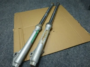 1993 PW80 FORKS FRONT SHOCKS SUSPENSION STOCK GENUINE YAMAHA PW 80 1983 - 2006 - Picture 1 of 7