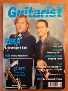 GUITARIST Magazine May 1992 vintage - RUSH Lifeson & Lee, Andy Summers, Ben Watt - Picture 1 of 11