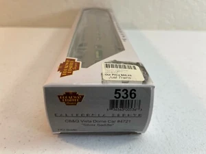 Broadway Limited California Zephyr CB&Q Vista Dome Car #4721 "Silver Saddle" 536 - Picture 1 of 9