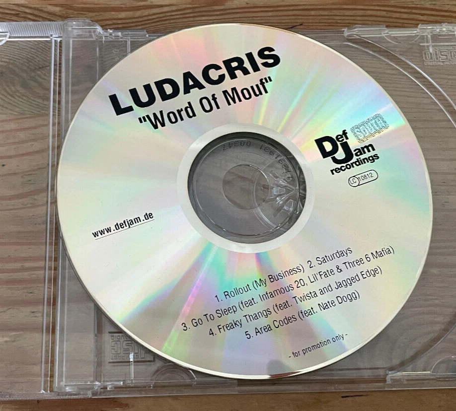 CD Hiphop Ludacris - Word Of Mouf (5 Song) Promo DEF JAM cd only - Bild 1 von 1