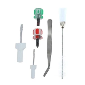 6 piezas/juego de kit de máquina de coser pinzas cepillo 4 destornilladores para productos electrónicos - Imagen 1 de 19