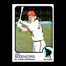 Ted Sizemore 1973 Topps St. Louis Cardinals #128 Nice R303 2