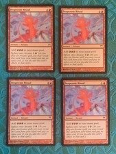 4 x MTG Desperate Ritual Champions of Kamigawa - English