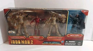 Marvel Iron Man 2 Fury of Combat Toys R Us Exclusive 2010 3.75" Hasbro Set NIP - Picture 1 of 10