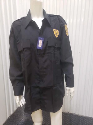 National Patrol MG Security Service LLC Long Sleeve Shirt Size 16/3  32/33 - Image 1 of 4