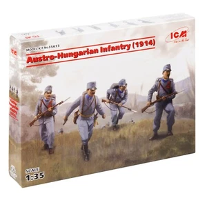 Austro-Hungarian Infantry 1914 - Plastic Model Kit Scale Figure 1/35 ICM 35673  - Picture 1 of 12