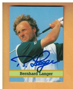 Bernhard Langer HANDSIGNIERT 1993 Fax Pax Golfkarte SIGNED - Bild 1 von 1