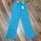 Judy Blue High Waist Sea Green 90's Straight Jean 27 NWT