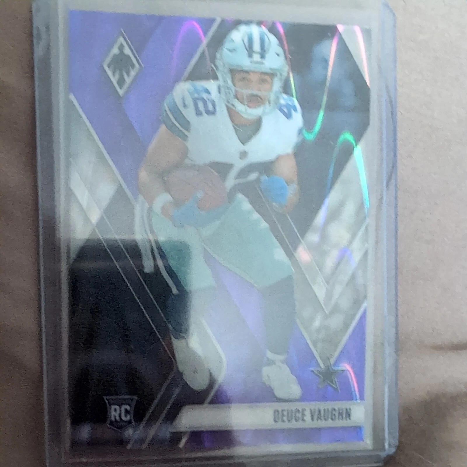 2023 Panini Phoenix PURPLE PRIZM Dallas Cowboys DEUCE VAUGHN RC 134 105/125