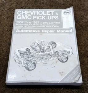 Haynes Chevrolet & GMC Pickup Trucks Automotive Repair Manual 1967 - 1987 420 - Picture 1 of 12