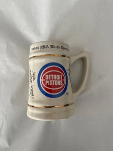 Detroit Pistons Bad Boys Autographed Vinnie Johnson Bill Laimbeer 1989 Champions - Picture 1 of 7