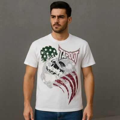 Vintage Y2K UFC Tapout Locos Shirt Mexico UFC Wrestling Skull - Image 1 of 4