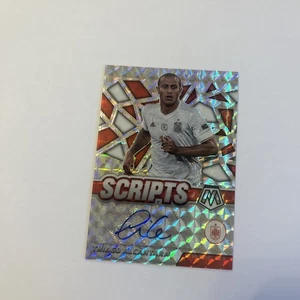 Mosaico Panini 2021-22 Camino a la Copa Mundial de la FIFA THIAGO ALCANTARA Auto Prizm Scripts - Imagen 1 de 7