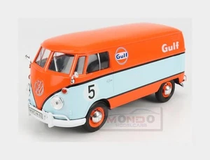 1:24 MOTORMAX Volkswagen T1 Type 2 Delivery Van #5 Gulf 1961 MTM79649 Model - Picture 1 of 2