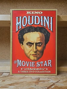 HOUDINI: THE MOVIE STAR DVD SET 3 discs KINO INTERNATIONAL MASTER MYSTERY - Picture 1 of 5