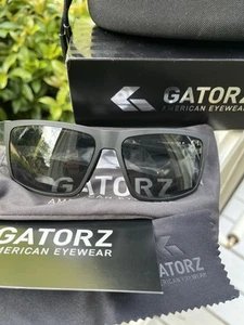 Gatorz RIG Sunglasses Black, Black Logo Smoke Lens GZ-14-001 - Picture 1 of 15